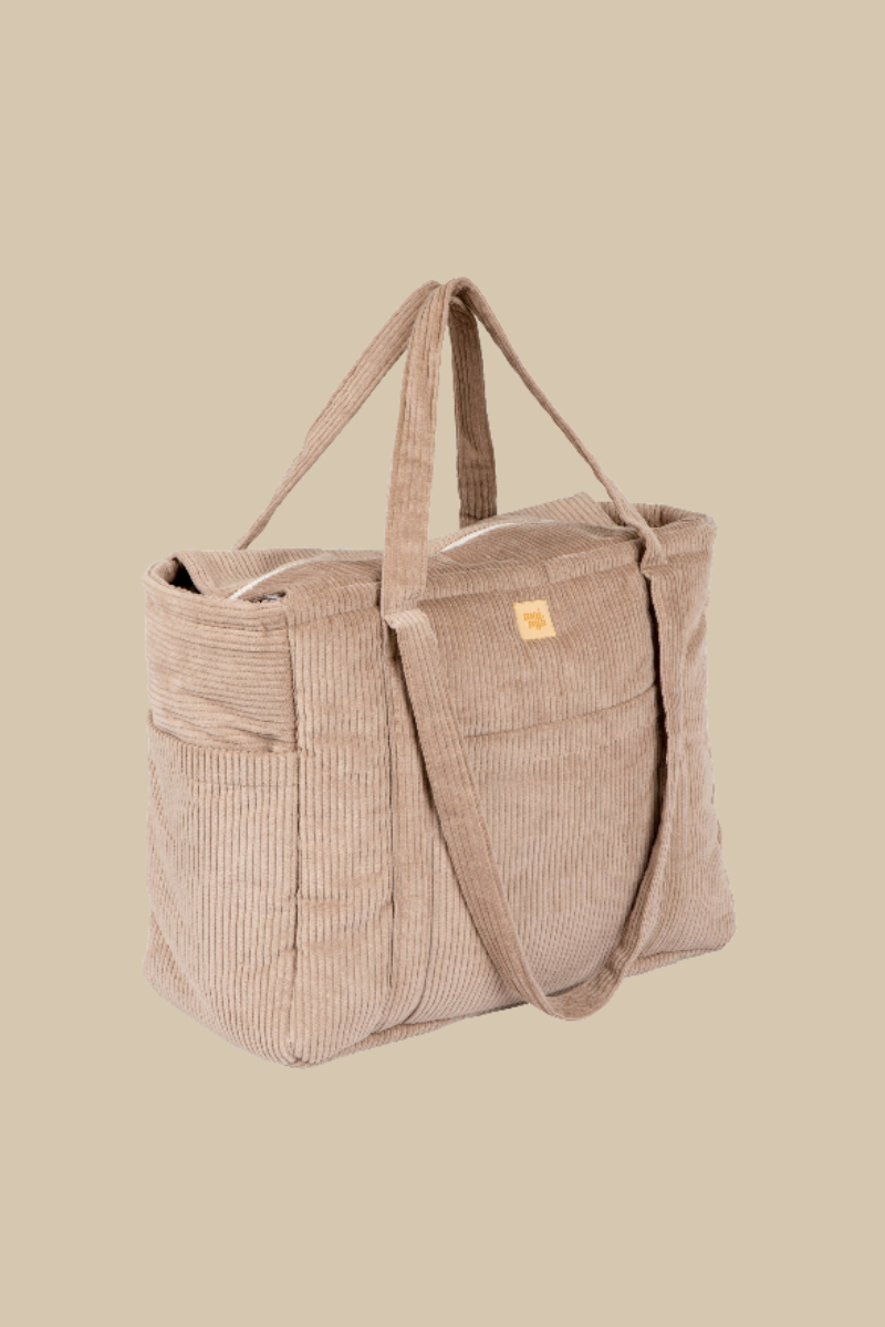 The Handmade Mom & Weekender Bag - Latte