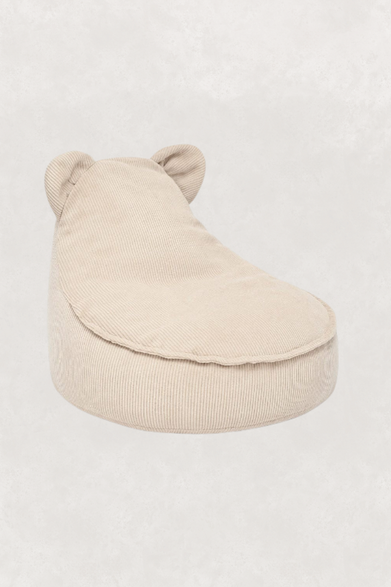 The Cozy Teddy Bean Bag - Beige