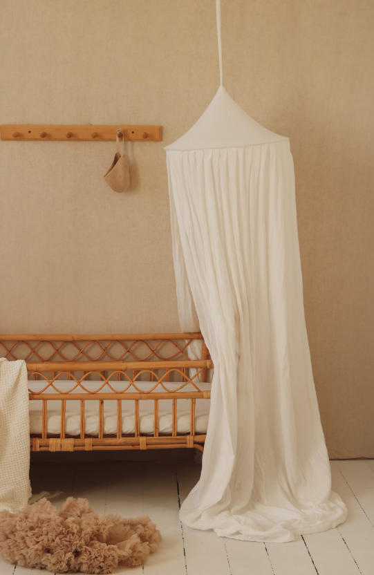 Organic Cotton Canopy - Cream Cotton