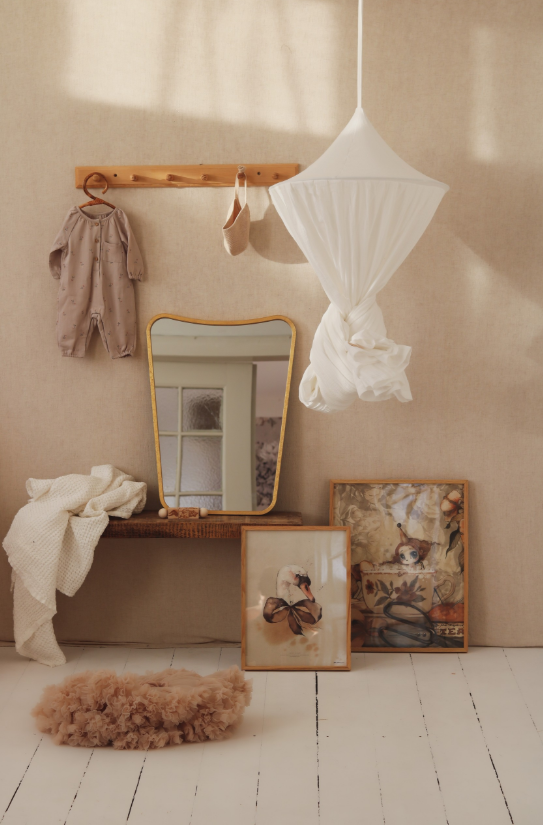 Organic Cotton Canopy - Cream Cotton