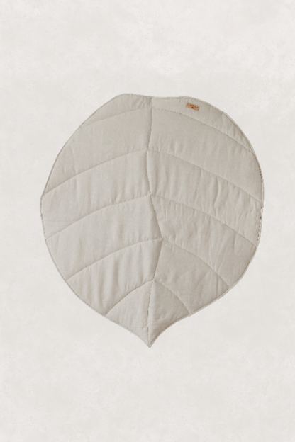 The Organic Leaf Play Mat - Sand