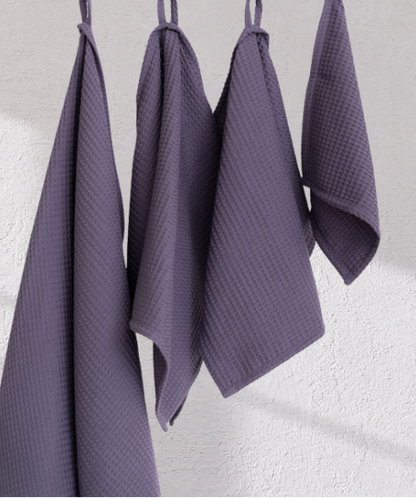 The Organic Waffle Towels - Lavender Mist