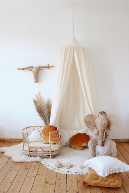 Organic Cotton Canopy - Raw Cotton