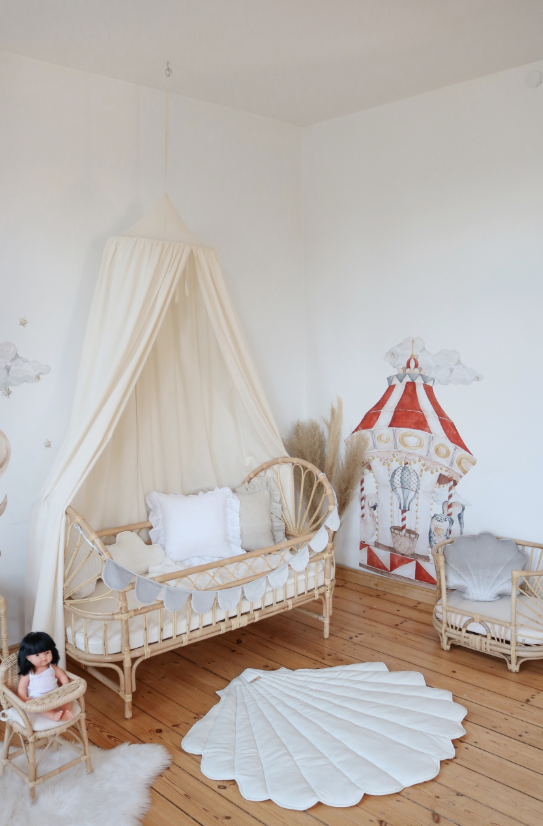 Organic Cotton Canopy - Raw Cotton