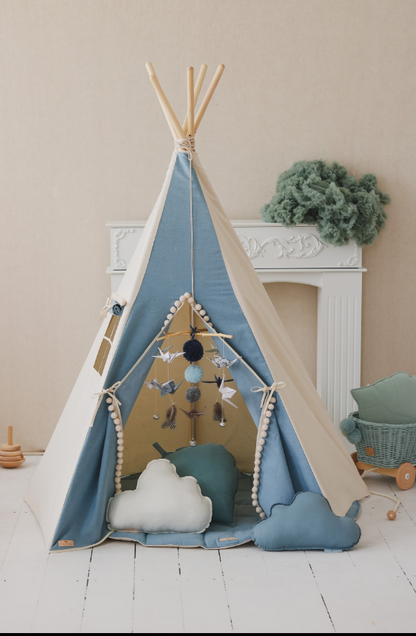 Teepee Tent - Pom Pom Denim
