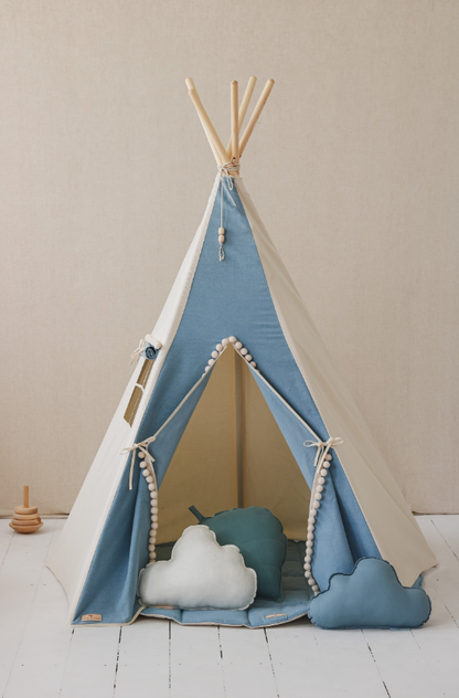 Teepee Tent - Pom Pom Denim