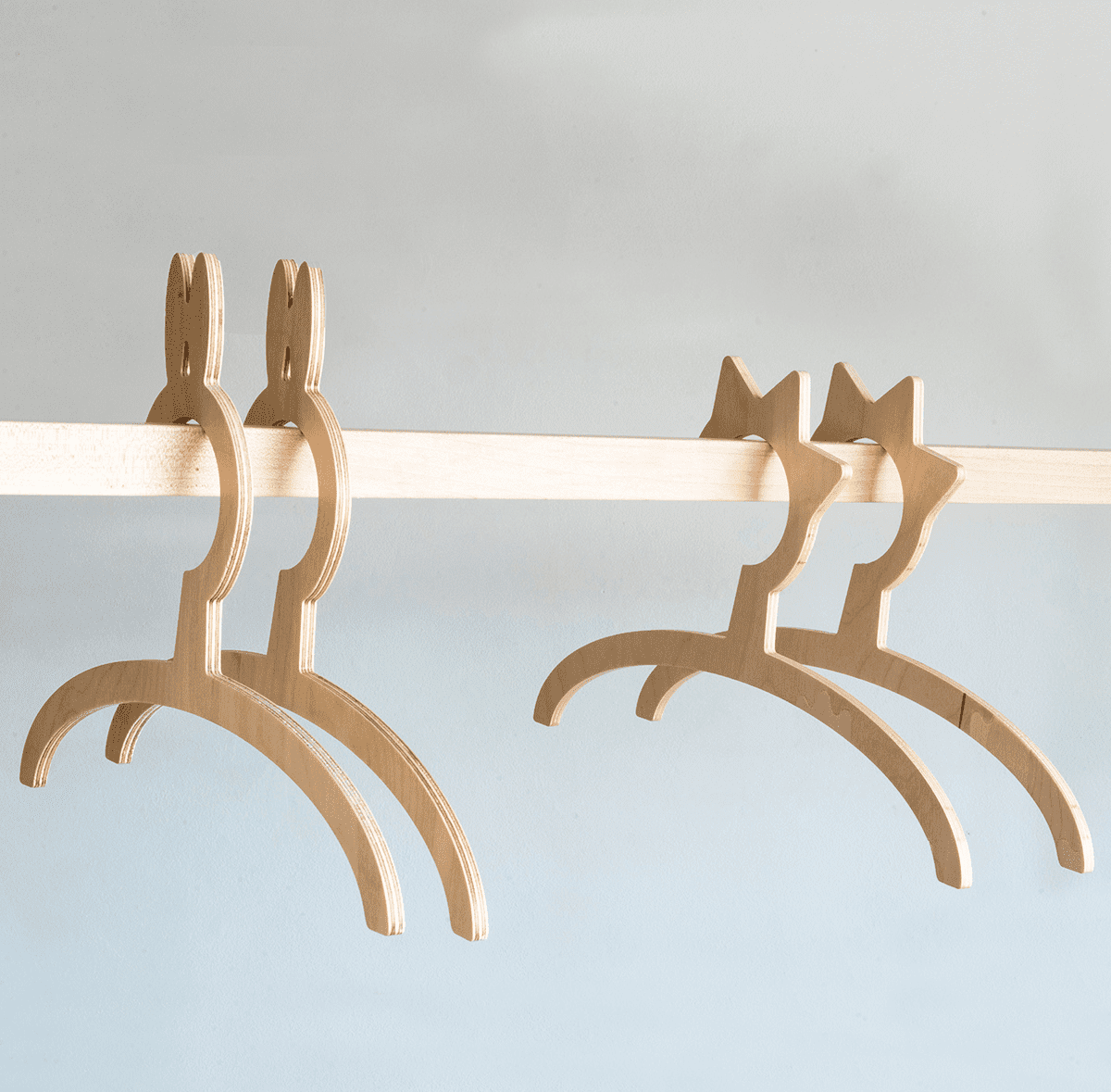 Kids Wooden Clothing Rack