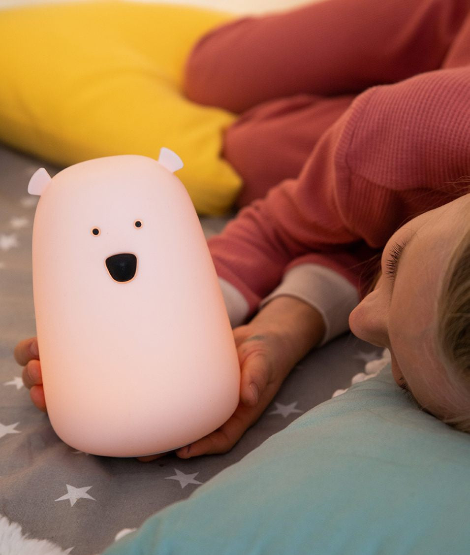 Big Bear Silicone Lamp with Remote - Pink