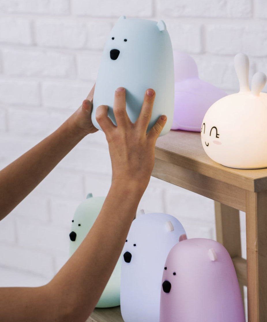 Big Bear Silicone Lamp - Blue