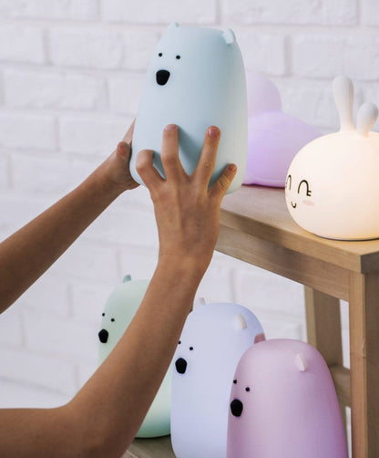 Big Bear Silicone Lamp - Blue