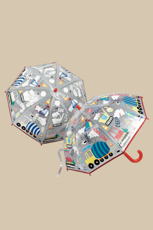 Magical Color-Changing Umbrella - Construction Site