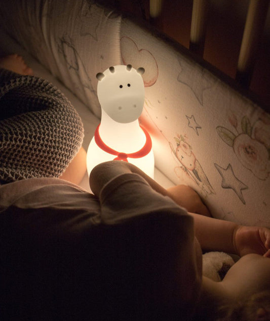 Giraffe Silicone Lamp - White
